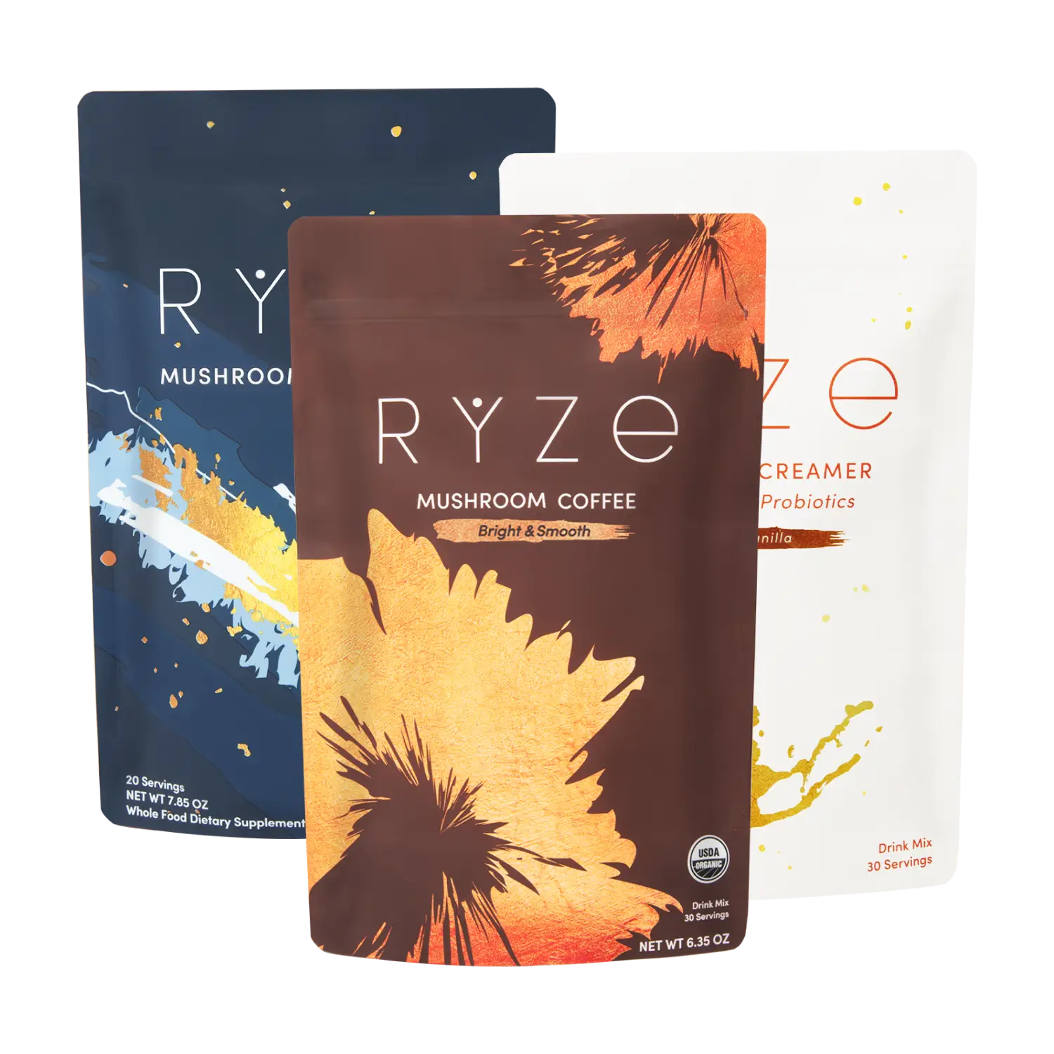 RYZE Ritual Set (Cocoa + Coffee + Creamer)